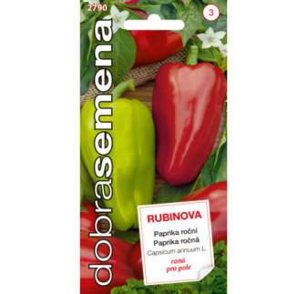 Paprika zeleninova Rubinova