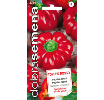 Paprika zeleninova Topere Roso
