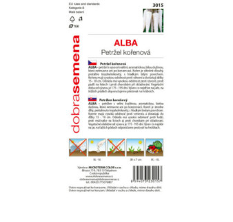 Petržlen koreňový Alba 3015 DS-3
