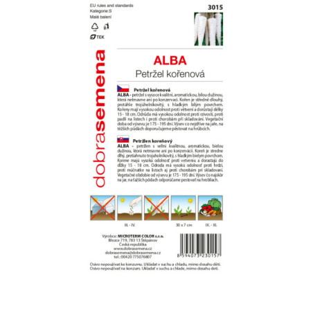 Petržlen koreňový Alba 3015 DS-3