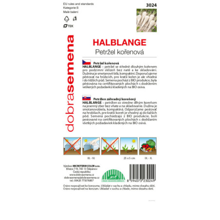Petržlen koreňový Halblange BIO 3024 DS-4