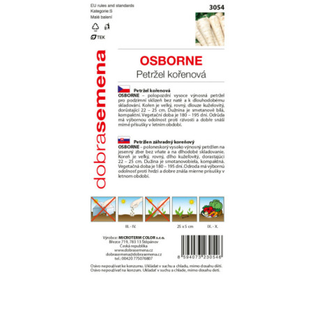 Petržlen koreňový Osborne maxi 3054 DS-3