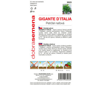 Petržlen vňaťový Gigante Italia 3023 DS-2