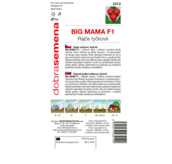 Rajčiak kolíkový Big Mama F1