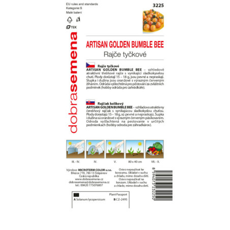 Rajčiak kolíkový Artisan Golden Buble kokteil