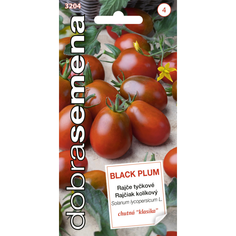 Rajčiak kolíkový Black plum