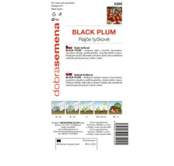 Rajčiak kolíkový Black plum