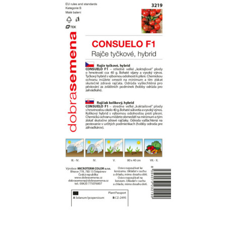 Rajčiak kolíkový Consuel F1