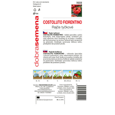 Rajčiak kolíkový Costoluto Fiorentino