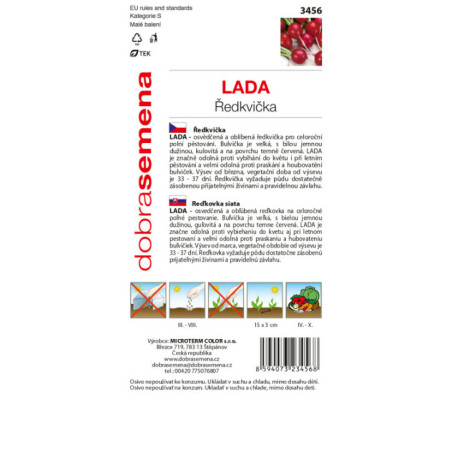 Reďkovka celoroc Lada