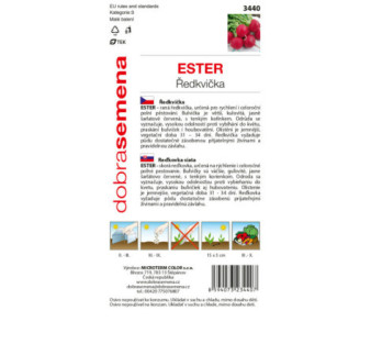 Reďkovka červená celoročná Ester