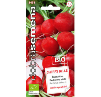 Redkovka cervena Cherry Bell BIO