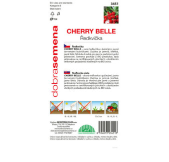 Reďkovka červená Cherry Bell BIO