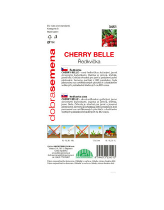 Redkovka cervena Cherry Bell BIO