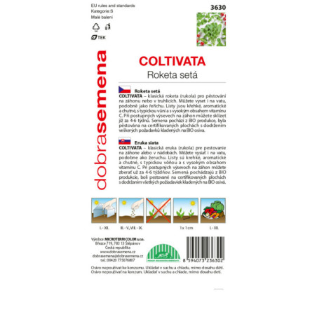 Rukola Coltvata BIO 3 g