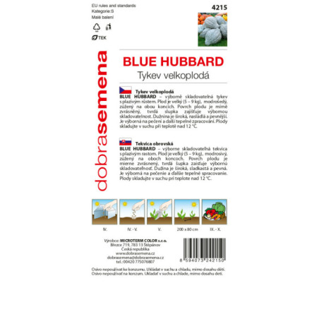 Tekvica obr Blue Hubart