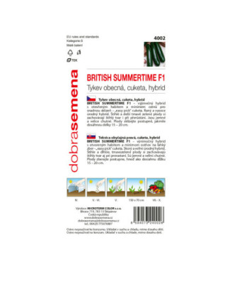 Tekvica British summerime F1