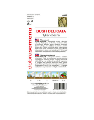 Tekvica Bush Delicata