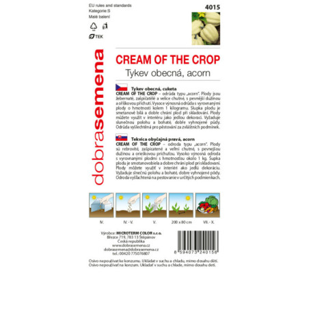 Tekvica plazivá Cream of the crop