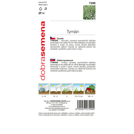 Tymian - dúška tymianová 0,2 g 7290 DS-2