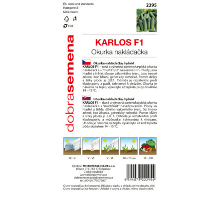 Uhorky nakladačky Karlos F1
