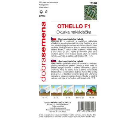 Uhorky nakladačky Othello F1