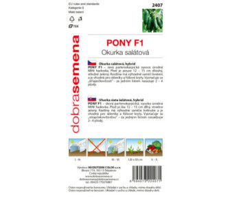 Uhorky skleníkové Pony
