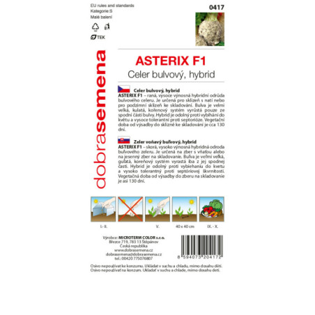 Zeler buľvový Asterix F1