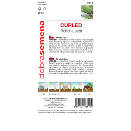 Žerucha siata Curled