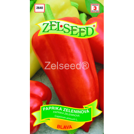 Paprika zeleninova Blava