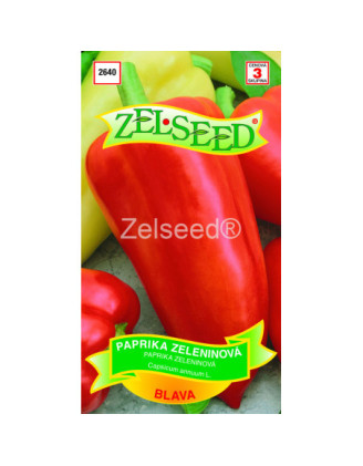 Paprika zeleninova Blava
