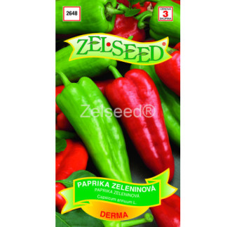 Paprika zeleninova Derma