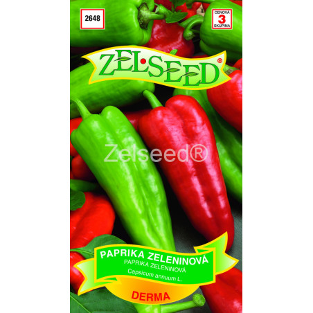 Paprika zeleninova Derma
