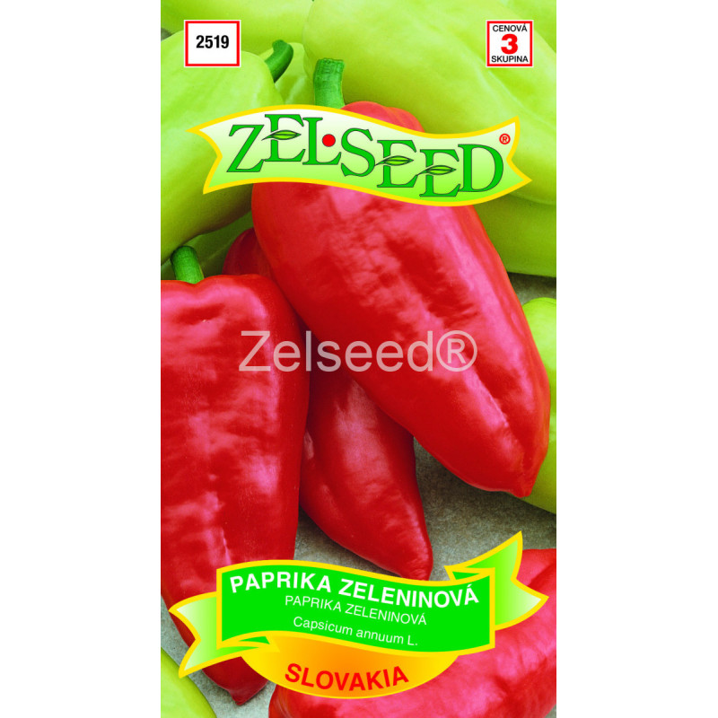 Paprika zeleninová kápia Slovakia