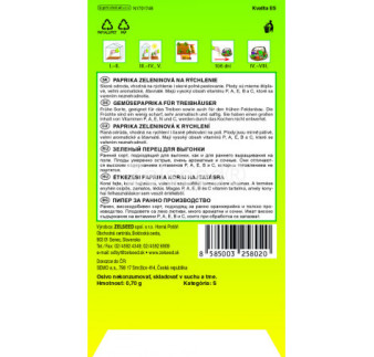 Paprika zeleninová PCR