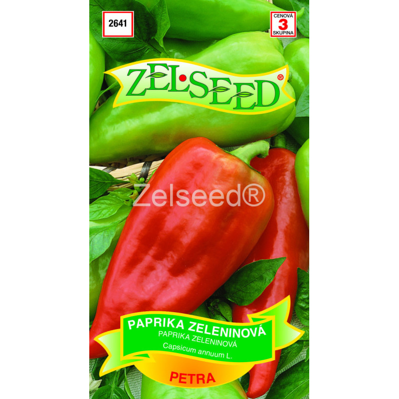 Paprika zeleninová Petra