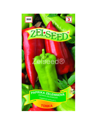 Paprika zeleninova Tonka