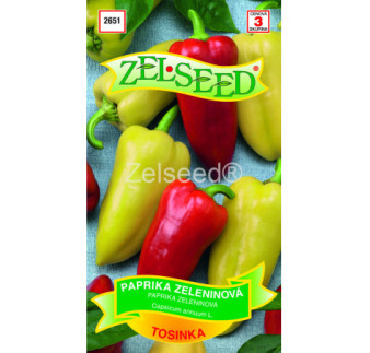 Paprika zeleninová Tosinka