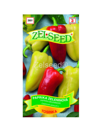 Paprika zeleninová Tosinka