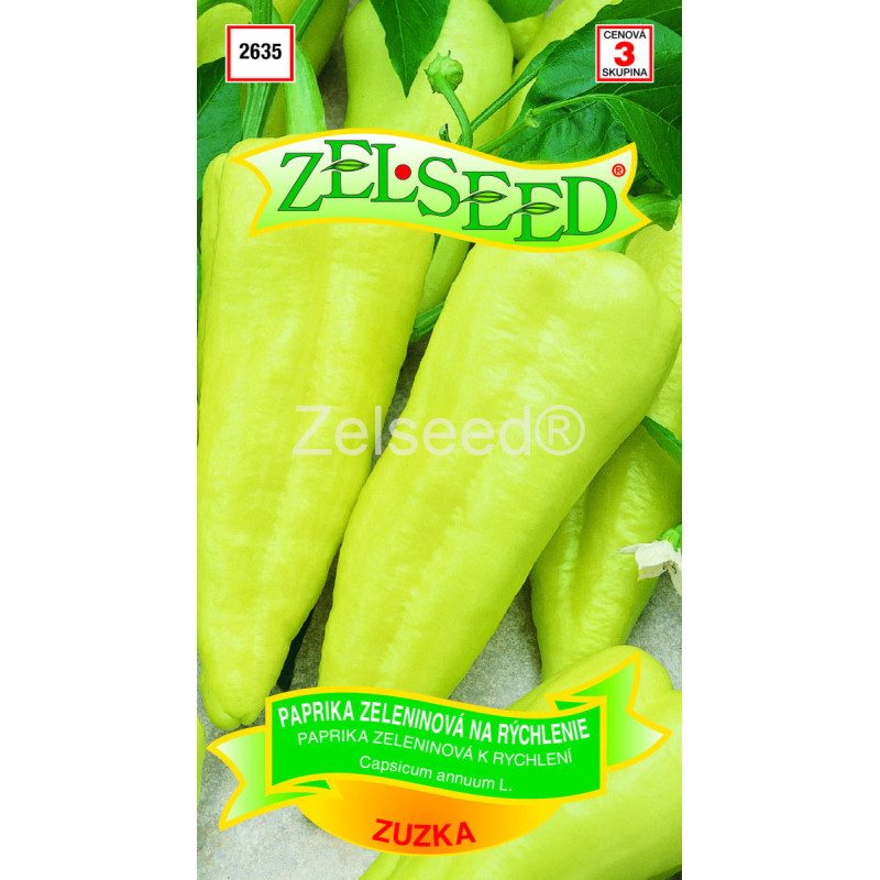 Paprika zeleninová Zuzka