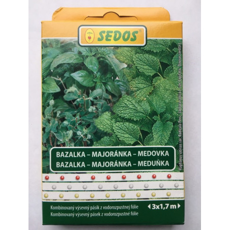 Majoranka Bazalka Medovka 3xm