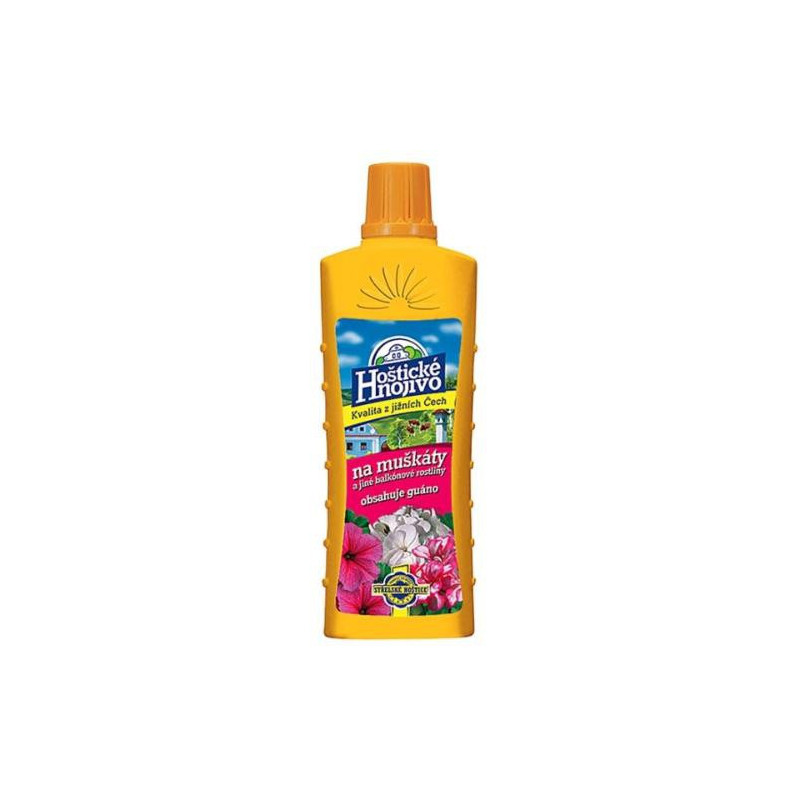 Hoštické hnojivo na muškáty 500 ml Hoštické hnojivo na muškáty 500 ml
