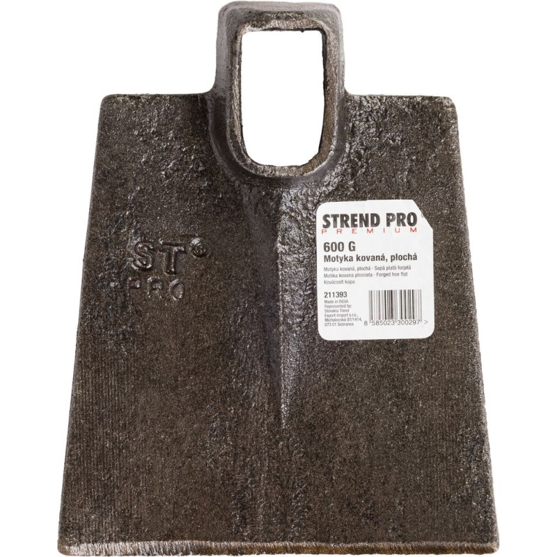 Motyka Gardex Malvan, 600 g, plochá, kovaná
