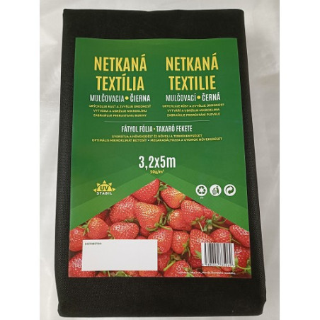Textilia netkana cierna 3