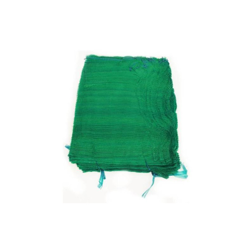 Vrece rašlové 25 kg 50 × 80 cm zelené 100 ks