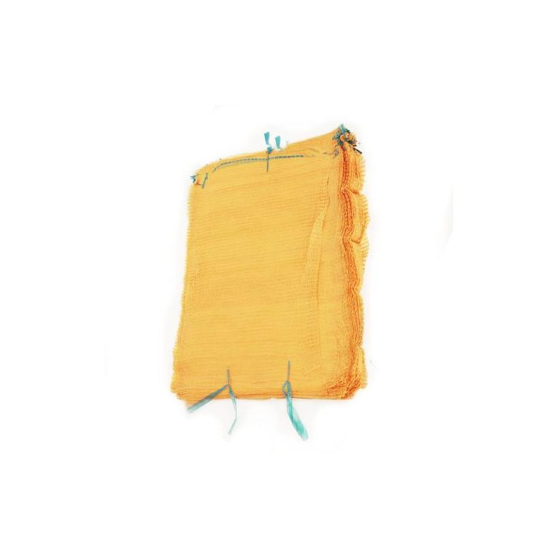 Vrece rašlové 25 kg 50 × 80 cm žlté 100 ks