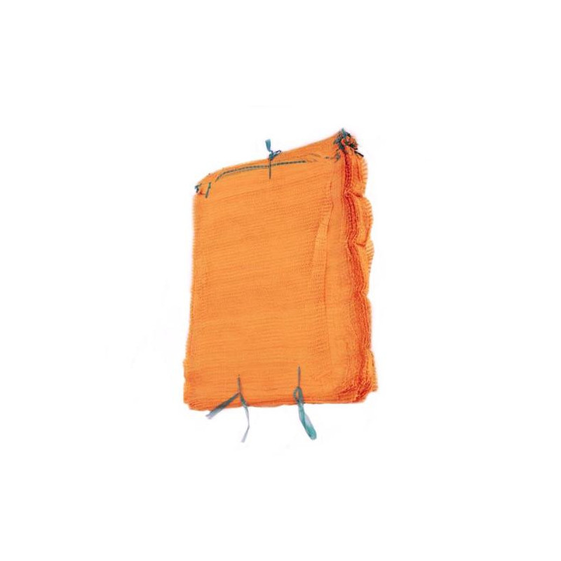 Vrece rašlové 5 kg 35 × 50 oranžové 100 ks