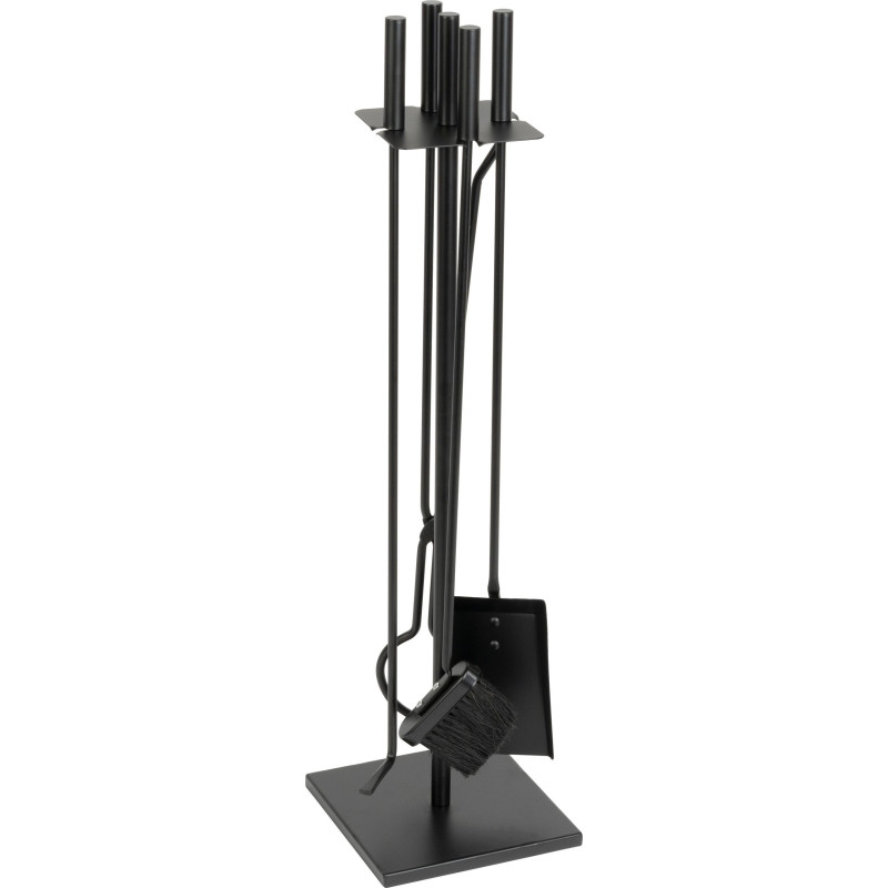 Sada kutáč Homefire FT075BA, ku krbu, 4 dielna, čierna, 81 cm, krbové náradie