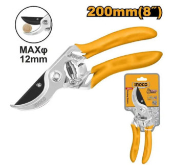 Noznice zahradne ALU rucne 200mm ergonomicke INGCO