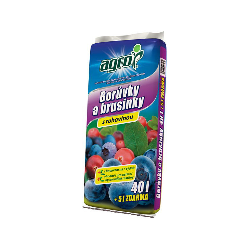 Substrát čučoriedky 45 l Agro CS